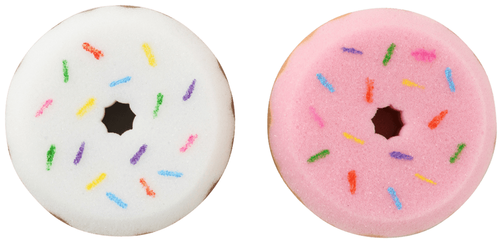 Donuts Sponge White X Pink