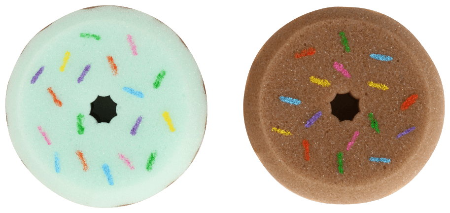 Donuts Sponge Green X Brown