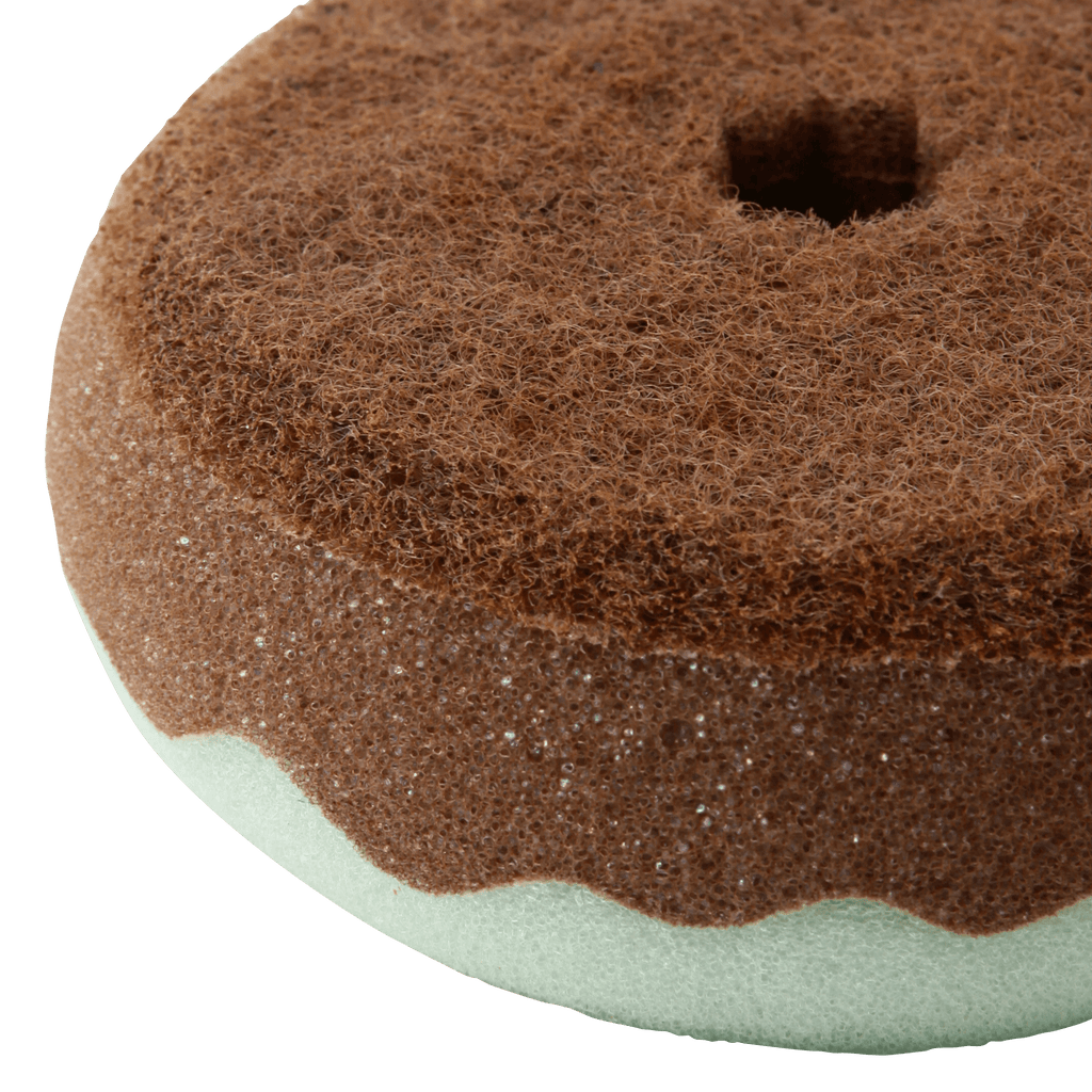 Donuts Sponge Green X Brown