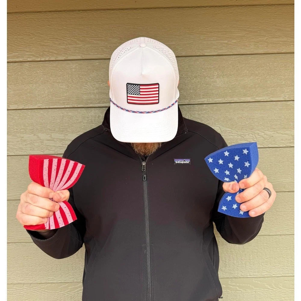 Multi-Purpose Large Cleaning Sponges 2 Pack for Car Washing Tile Grout and All