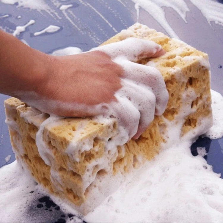 Giant Car Wash Sponge. Highly absorbent, powerful dirt removal for auto care.