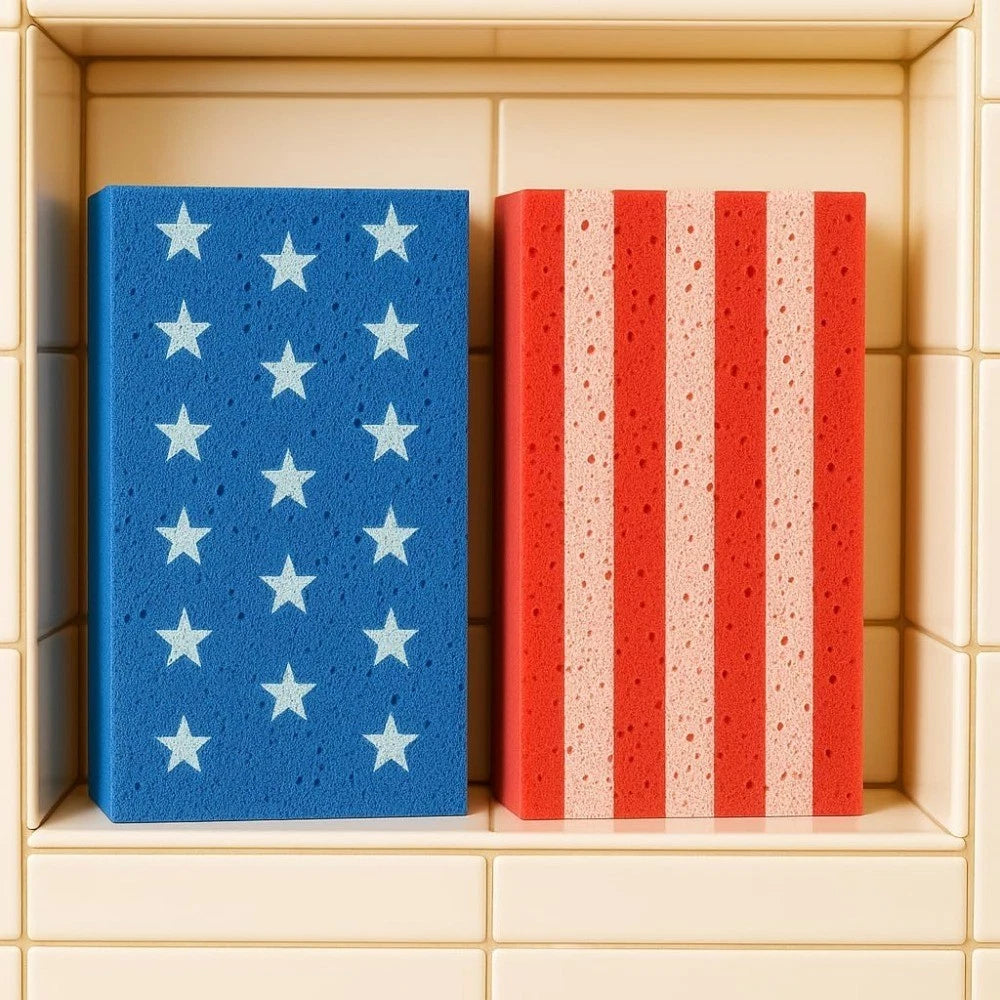 Multi-Purpose Large Cleaning Sponges 2 Pack for Car Washing Tile Grout and All