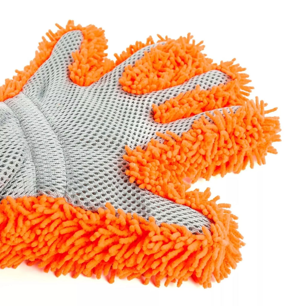 Car Wash Mitt Scrub Cleaning Hand Glove Sponge Microfibre Monkey Mitt SWCR23