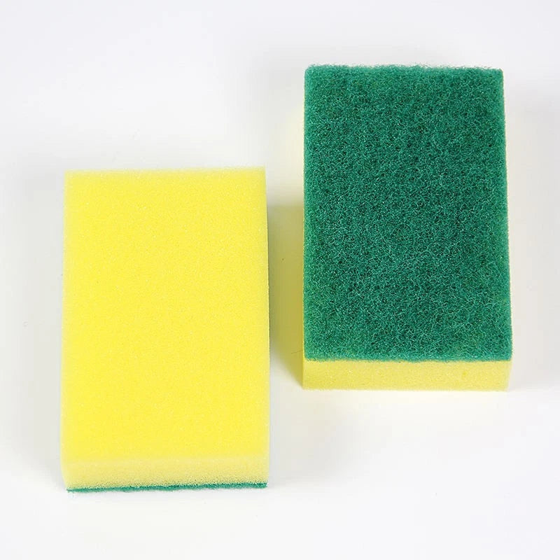 Scrub Scrubbing Sponges Kitchen Cleaning Non-Scratch Dish 2 side wholesale lot