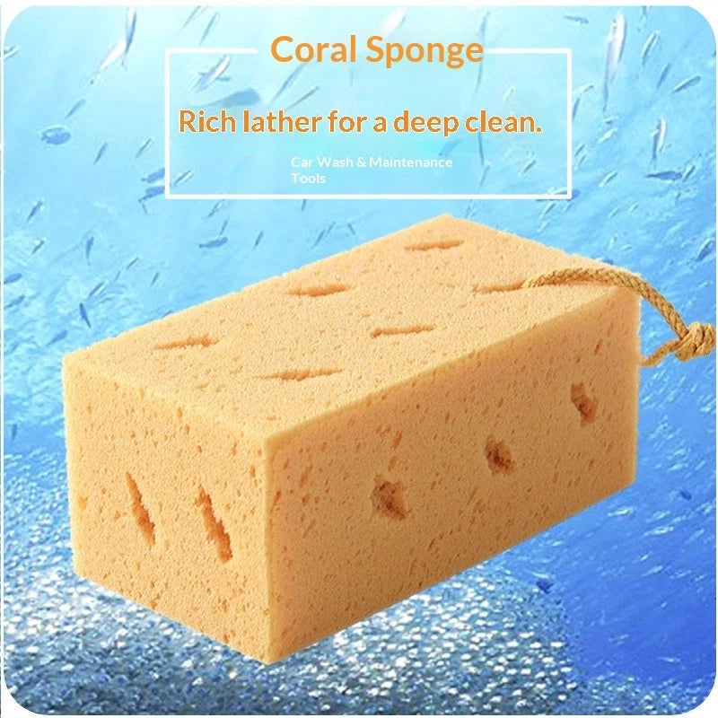 Giant Car Wash Sponge. Highly absorbent, powerful dirt removal for auto care.