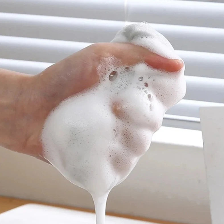 10/20/30pcs Double-Sided Sponge Wipe Gray Kitchen Cleaning Scouring Pad - NEW