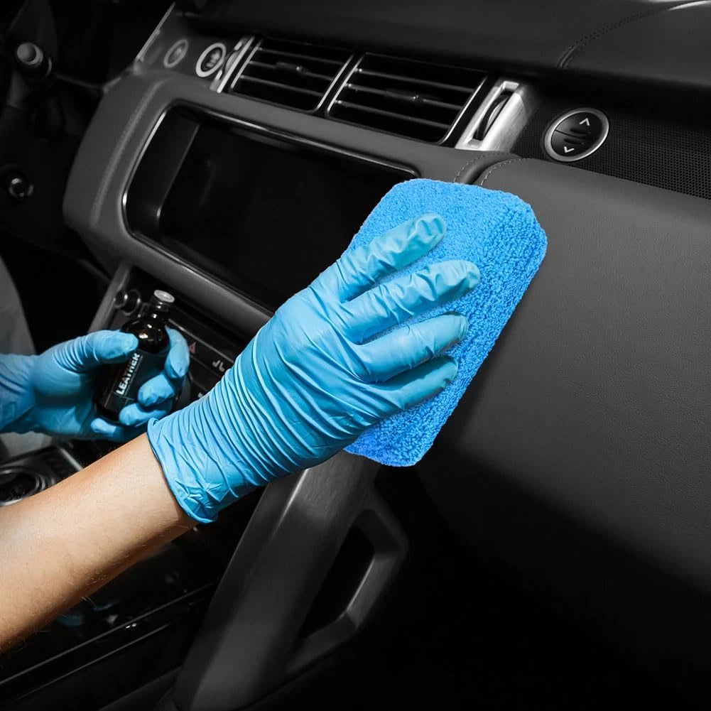 Microfiber Applicator Pads, Scratch-Free Car Wash Sponge for Cleaning, Premium W