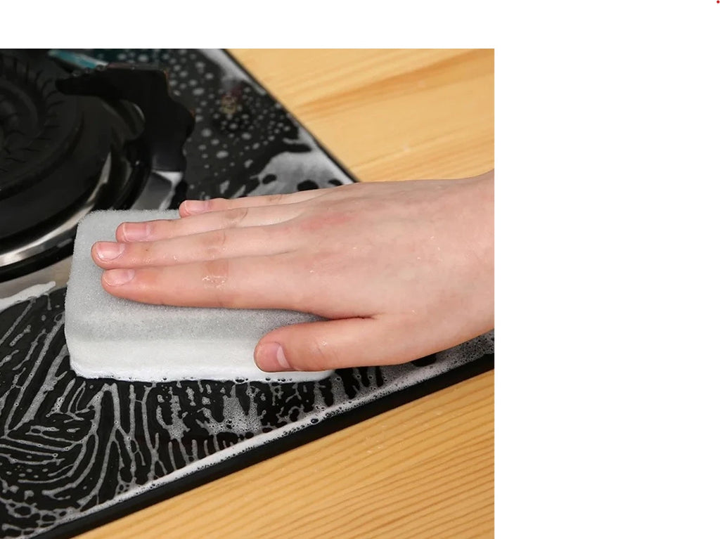 10/20/30pcs Double-Sided Sponge Wipe Gray Kitchen Cleaning Scouring Pad - NEW