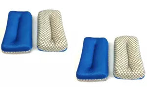 4 pack Car Wash and Detail Nylon Mesh Net Bug and Tar Scrub Sponges